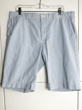 Polo Ralph Lauren Classic Fit Seersucker Shorts Size: 38 Summer Preppy